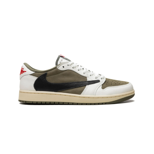 Jordan Retro 1 Low x Travis Scott Reverse Olive
